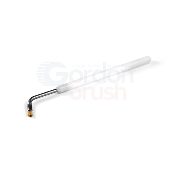Hog Bristle and Angled Handle Instrument Cleaner Brush, PK12